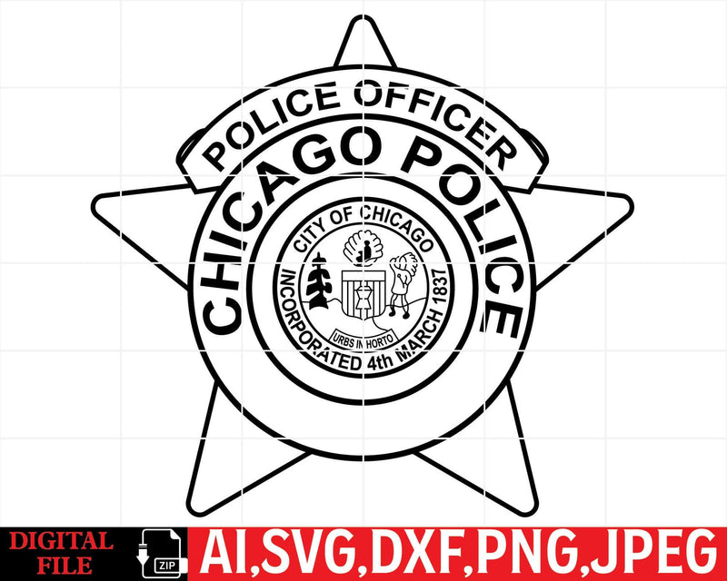 Chicago police Badge