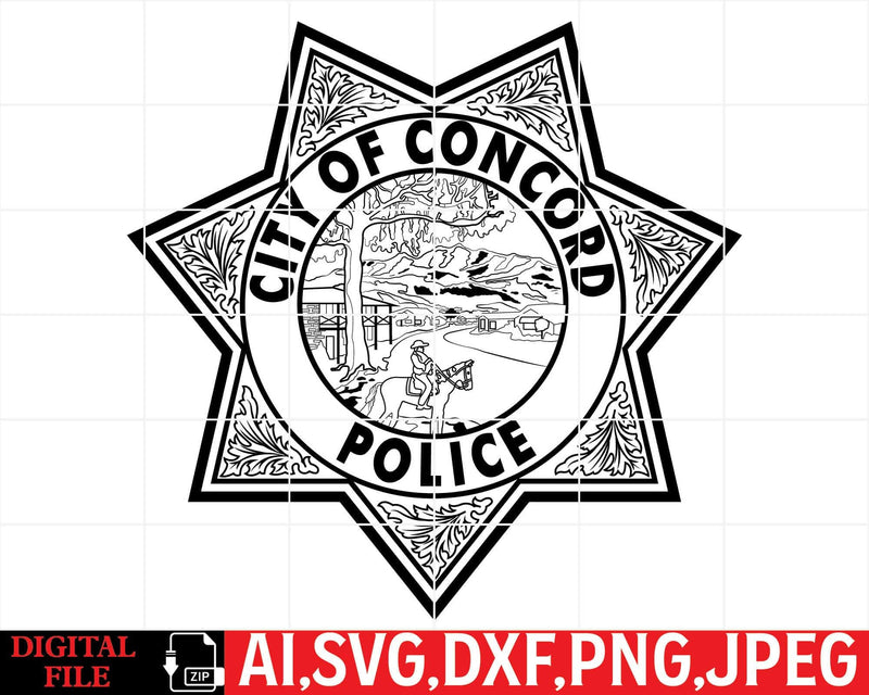 City of Concord Police Badge