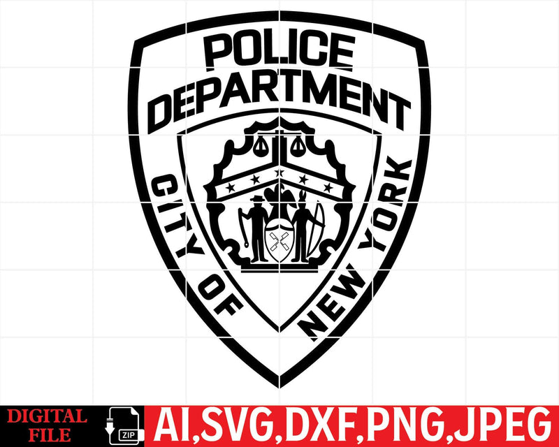 City of New York Police Badge