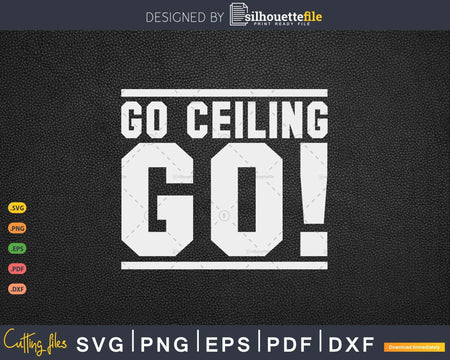 Go Ceiling Go! Funny Fan Halloween Costume svg cut files