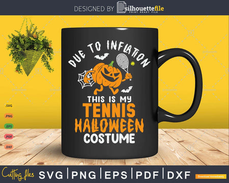 This Is My Funny Tennis Halloween Costume Svg Png Design