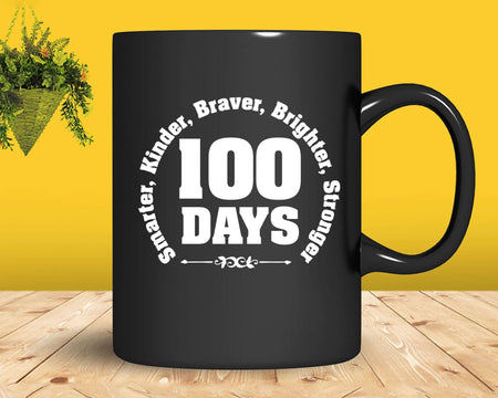 100 Days of School Teacher Team Kids Growth Mindset Svg