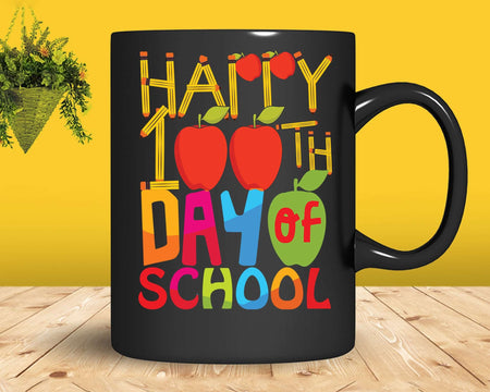 100th Day of School Teachers Kids Happy 100 Days Svg Png