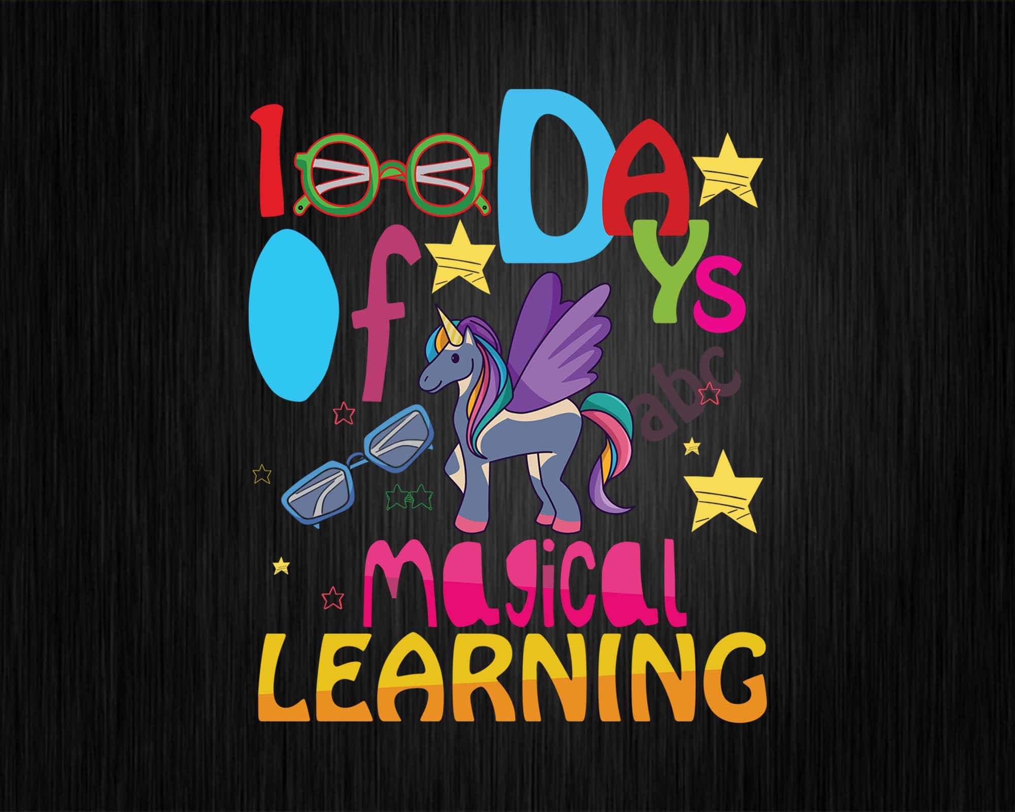 100th Day of School Unicorn Girls 100 Days of School Svg Png Files ...