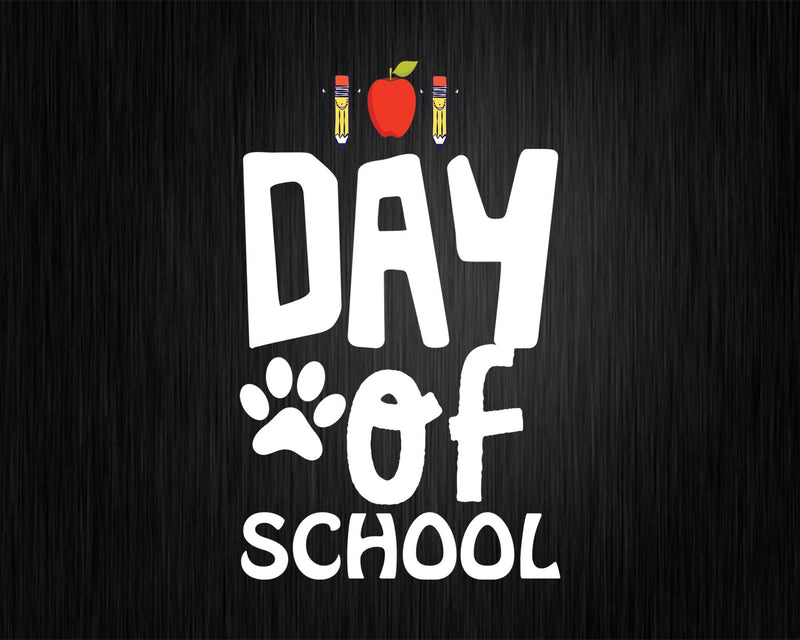 101 Days Of School Dalmatian Dog 100 Smarter Svg Png Cricut