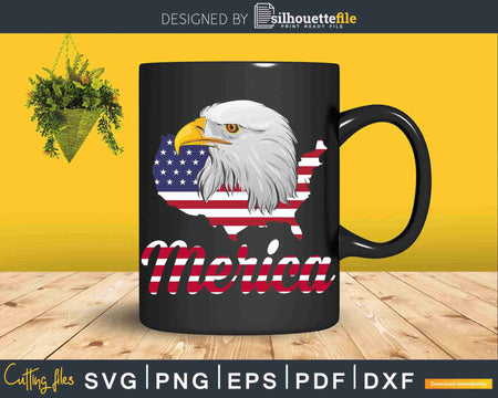 4th of July American Flag Merica USA Patriotic Eagle Pride