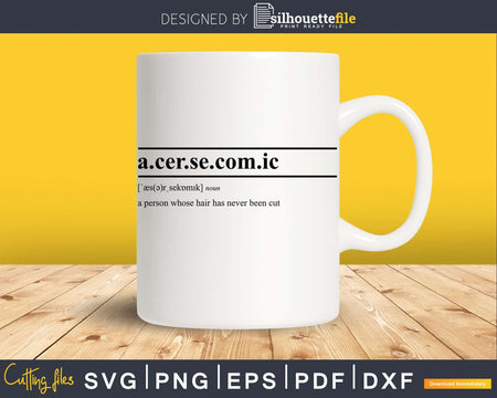 Acersecomic definition svg