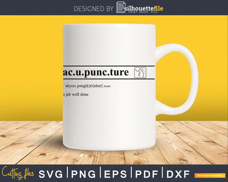 Acupuncture definition svg
