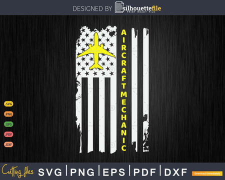 Aircraft Mechanic Flag Future Airplane