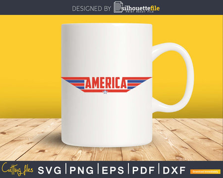 America 4th of July Independence Day svg Cricut Cut Files