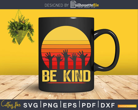 Be Kind Sign Language Hand Talking Teachers Interpreter Svg