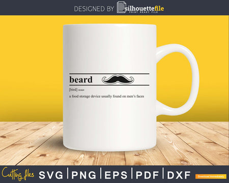 Beard definition svg printable file