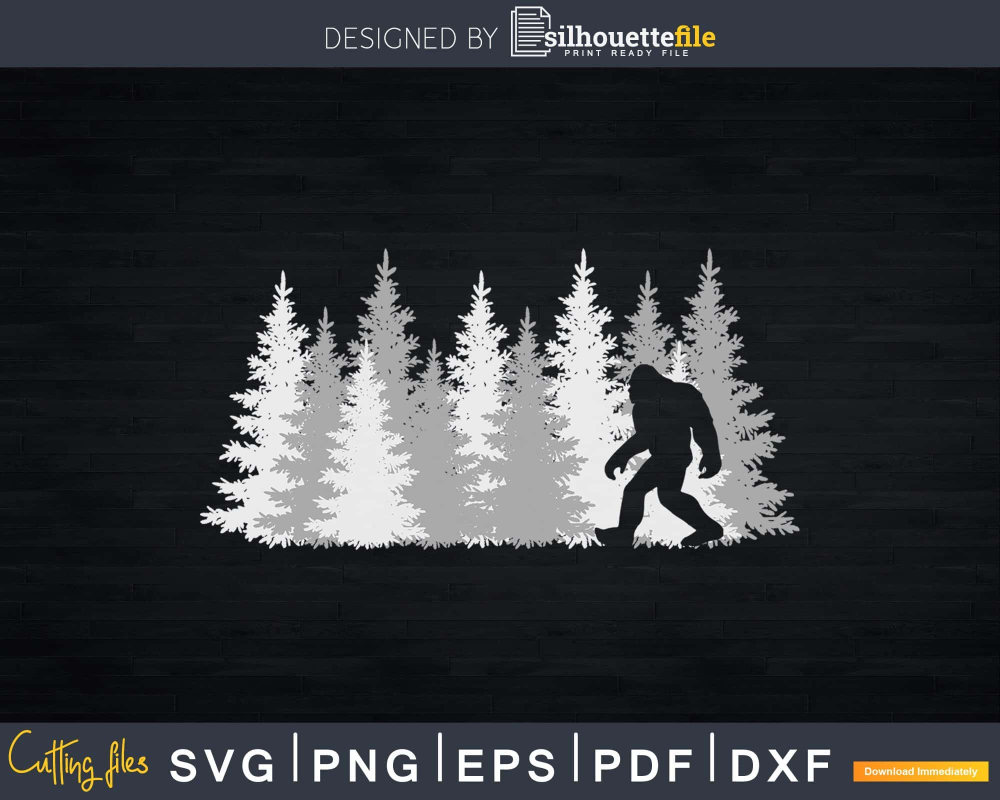 Is It Christmas Yeti Holiday SVG, Bigfoot SVG