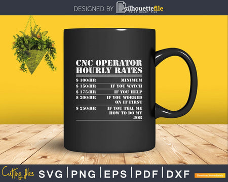CNC Operator Hourly Rates Funny Machinist Programmer Labor