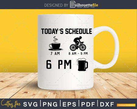 Coffee Cycling Mountain Biking Bike Beer svg design