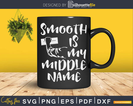 Concrete Finisher Smooth is my Middle Name Svg Cut Files