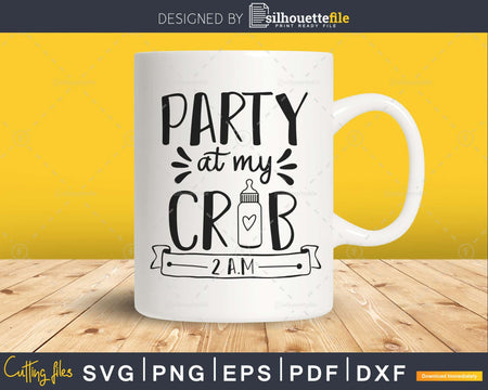 Funny Baby Svg Shower cut cricut files