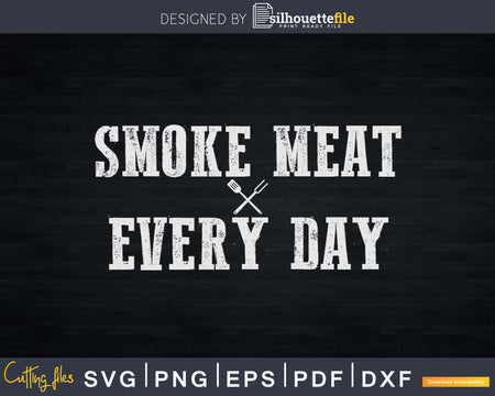 Funny BBQ Smoker Accessory Pit-master Dad Grilling Svg