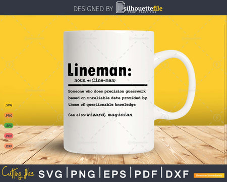 Funny Lineman Definition Graduation Gift For Pole Dancer