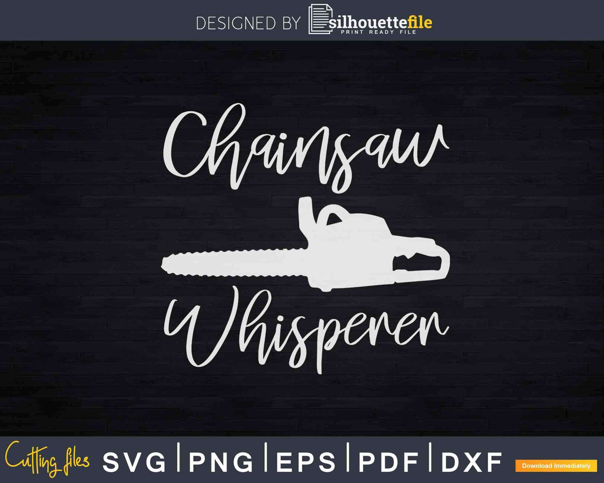 Chainsaw Design SVG PNG DXF EPS PDF