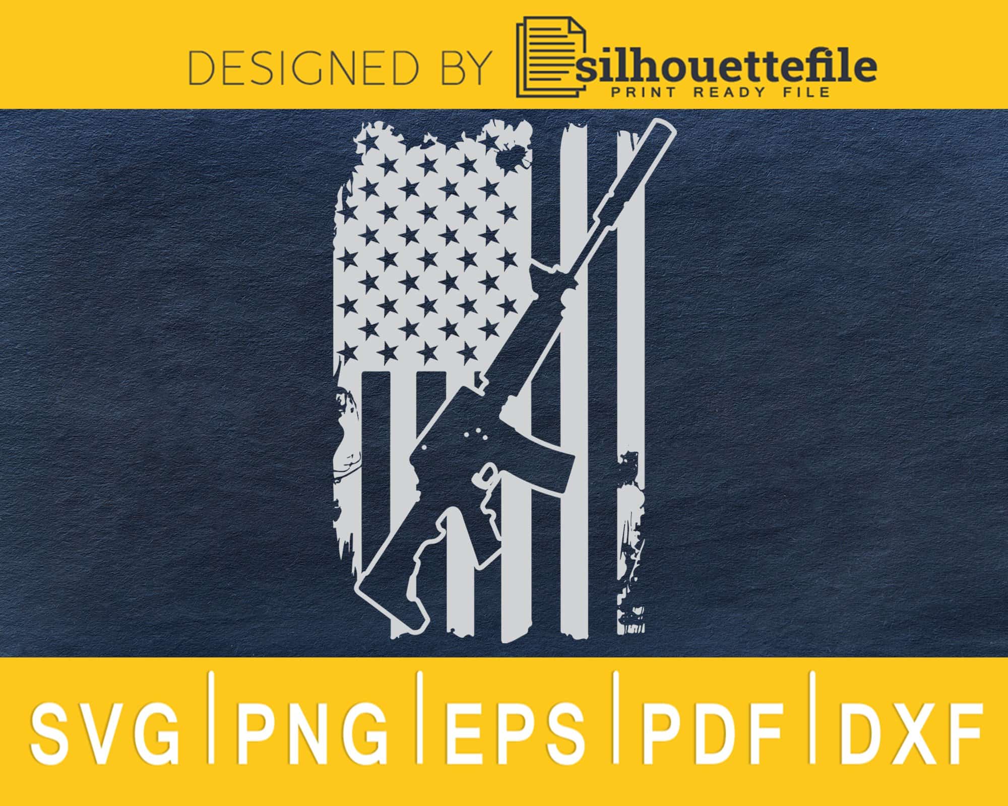 Fishing and Hunting American Flag, Svg, Eps, Dxf, PNG for Sublimation, Cut  File, Pdf, Jpg, Printable, Cricut, Silhouette 