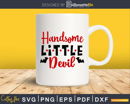 Handsome Little Devil svg craft cut files