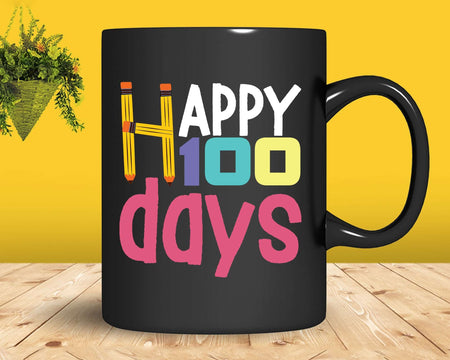 Happy 100 days Svg 100th Day Of School Student Teacher Png