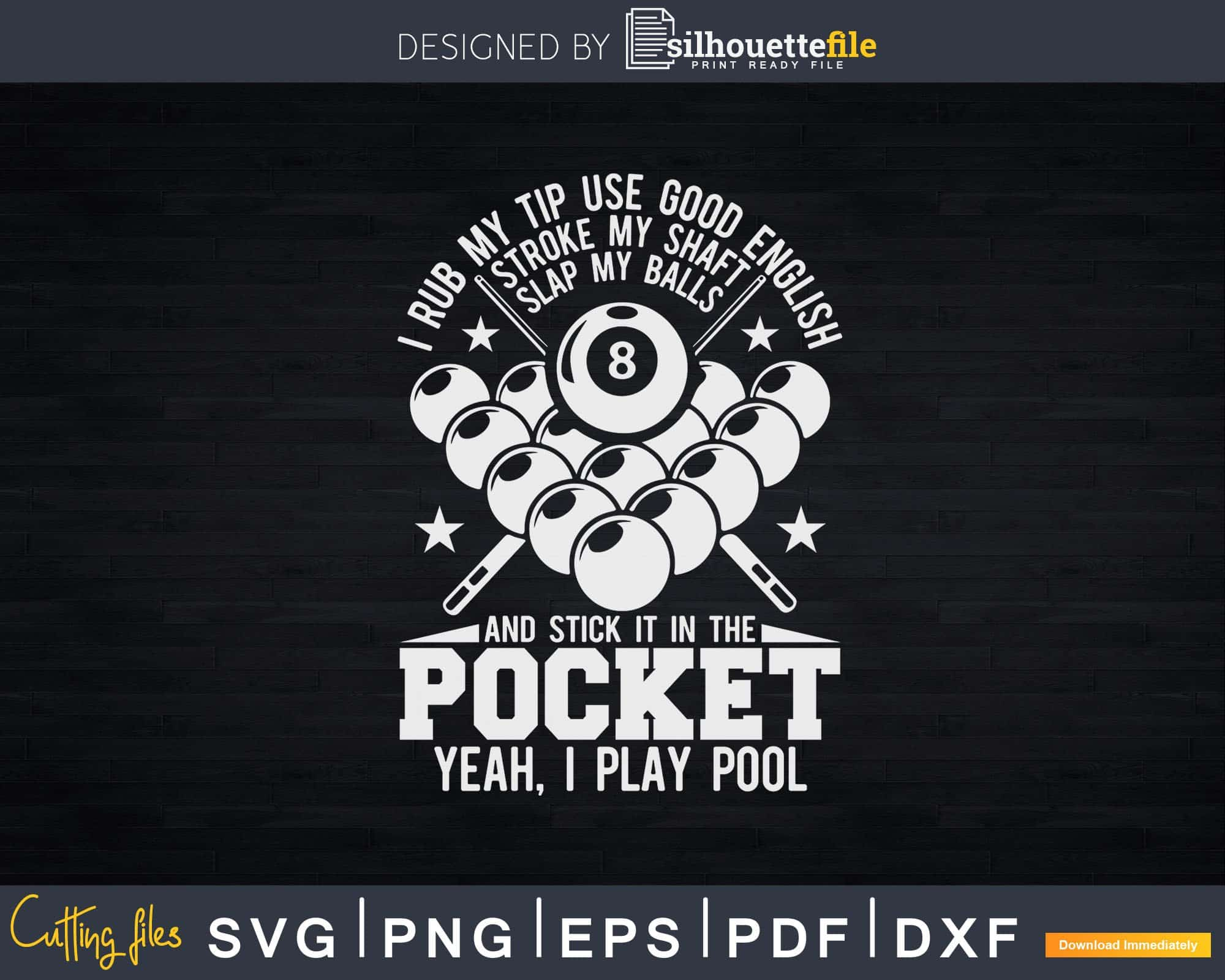 8 Ball Svg Pool Svg Billiards Svg Instant Download SVG PNG 