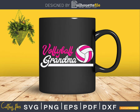 I’m a Volleyball Grandma Svg T-Shirt Designs