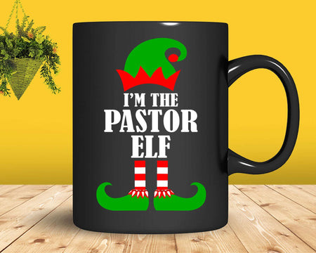 I’m The Pastor Elf Funny Matching Family Christmas Svg