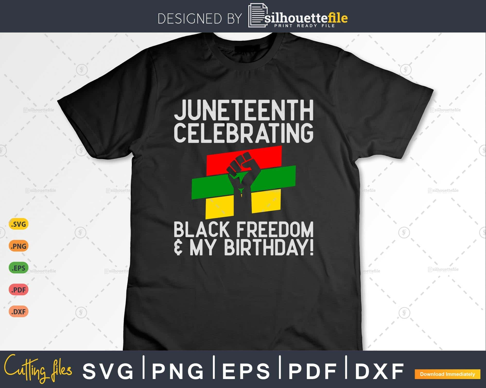 Juneteenth birthday hot sale shirt