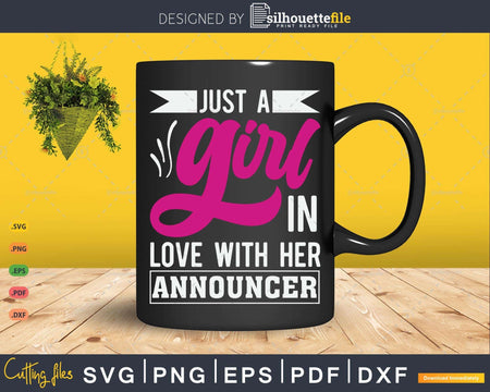 Just a Girl in Love with Her Announcer