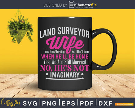 Land Surveyor’s Wife Funny Wedding Anniversary T-shirt