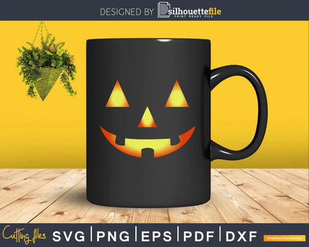 Lantern Pumpkin Halloween Cricut svg craft cutting cut files