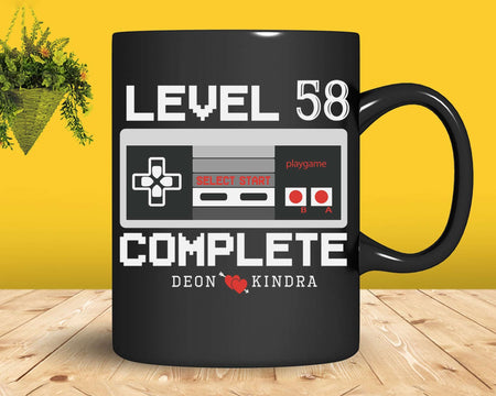 Level 58 Complete 58th Wedding Anniversary Gift Shirt