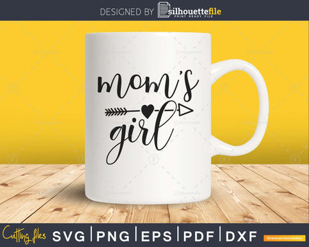 Mama’s Girl Svg Baby Shower svg cut files