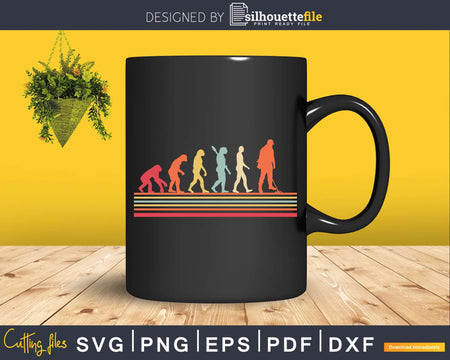 Metal Detector Detectorist Vintage Svg Dxf Cricut File