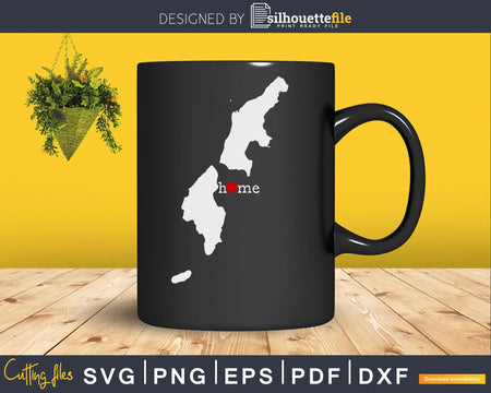 Northern Mariana Islands MP Home Heart Native Map svg