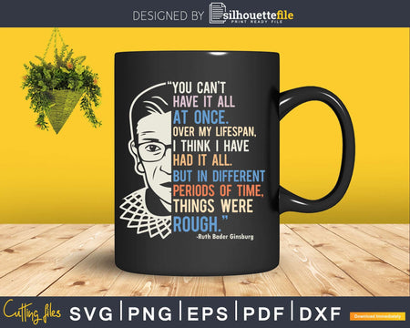 Notorious RBG Shirt Ruth Bader Ginsburg Judge Svg Design