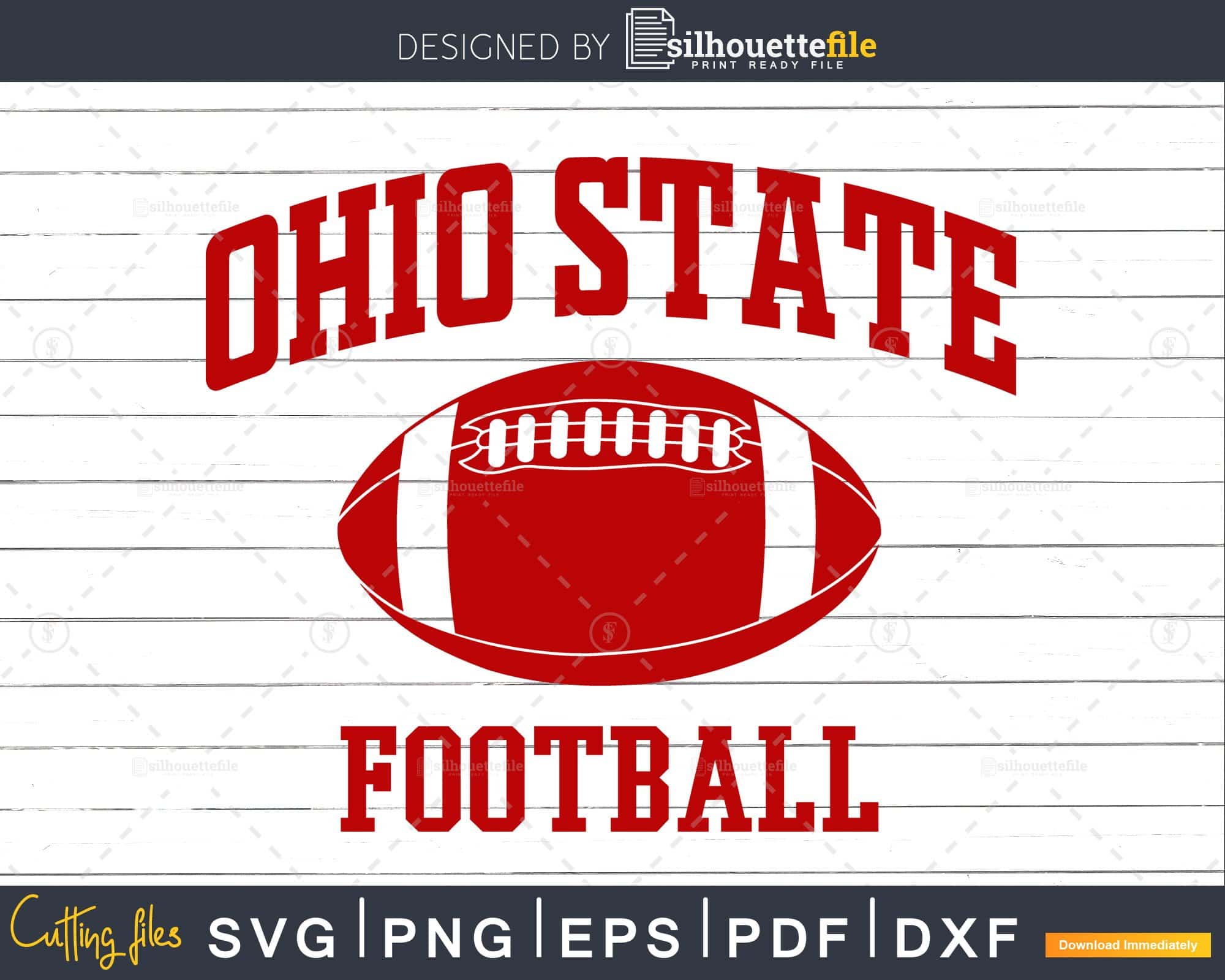 Ohio State Football OH vintage Varsity style svg png dxf | Silhouettefile ohio-state-football-oh-vintage-varsity-style-svg-png-dxf-silhouettefile