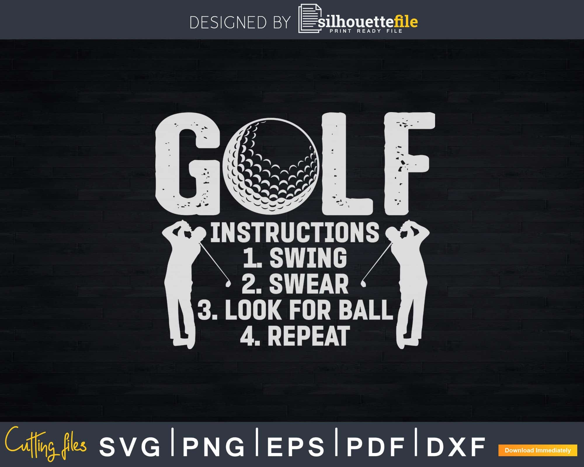 It Takes A Lot of Balls to Golf Like I Do Svg, Png, Eps, Pdf Files