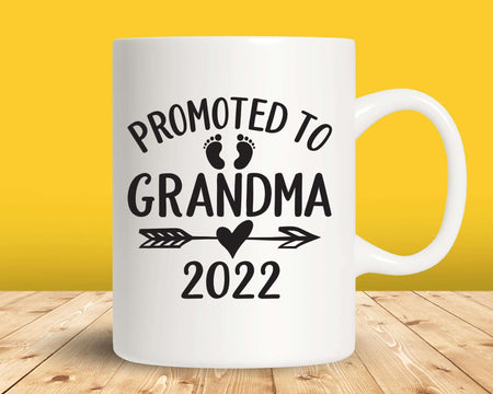 Promoted to Grandma 2022 Svg Dxf Digital Craft Files