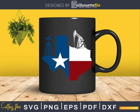 Proud American Oil Worker Oilfield Man Workers Texas Svg
