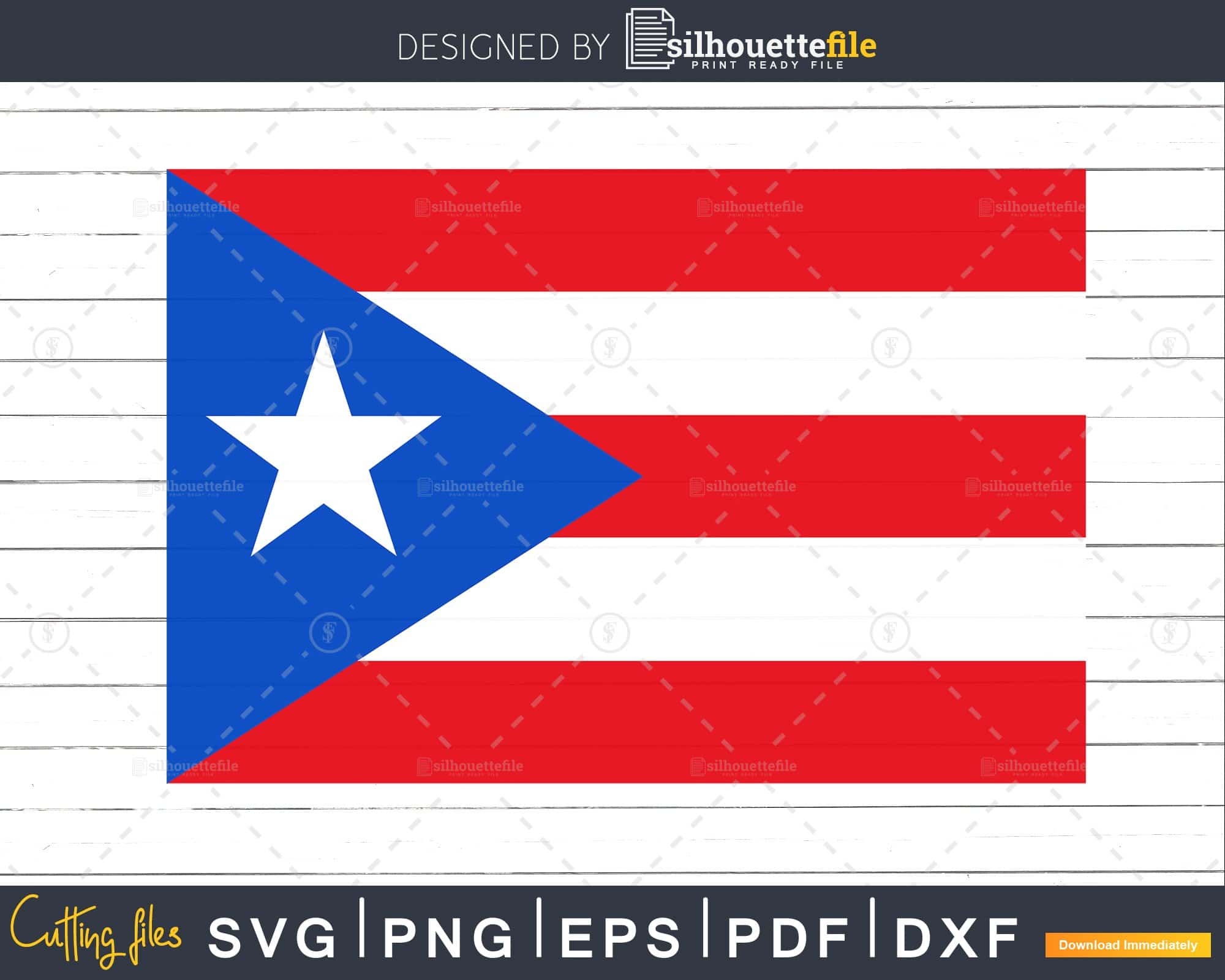 puerto-rico-flag-boricua-patriotic-svg-instant-download-cut-file-silhouettefile for Free Printable Puerto Rican Flag Puerto Rico flag boricua patriotic svg Instant download cut file | Silhouettefile for Free Printable Puerto Rican Flag