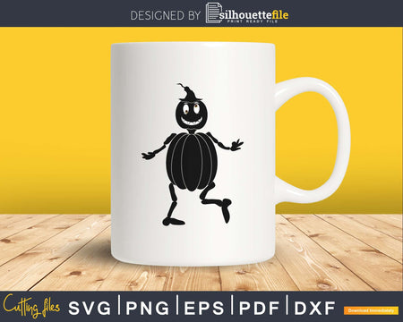 Pumpkin Ghost Funny Halloween holiday cricut svg craft