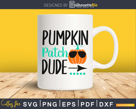 Pumpkin Patch Dude helloween cricut svg craft cut files