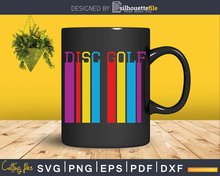 Retro Disc Golf Silhouette Shirt Vintage Tie Dye Frisbee