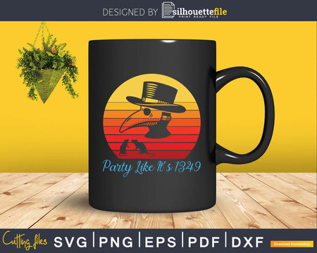 Retro Halloween Plague Doctor Party Like It’s 1349 Rats