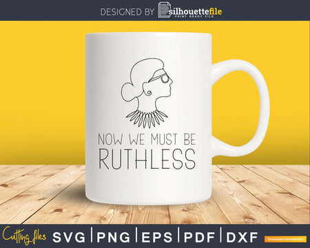 Ruth Bader Ginsberg RBG Now We Must be Ruthless shawl