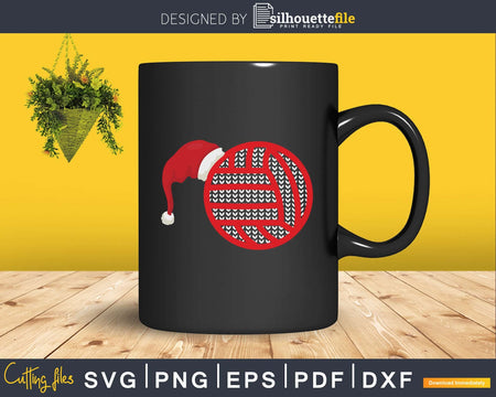 Santa Football Christmas svg design cricut craft cut